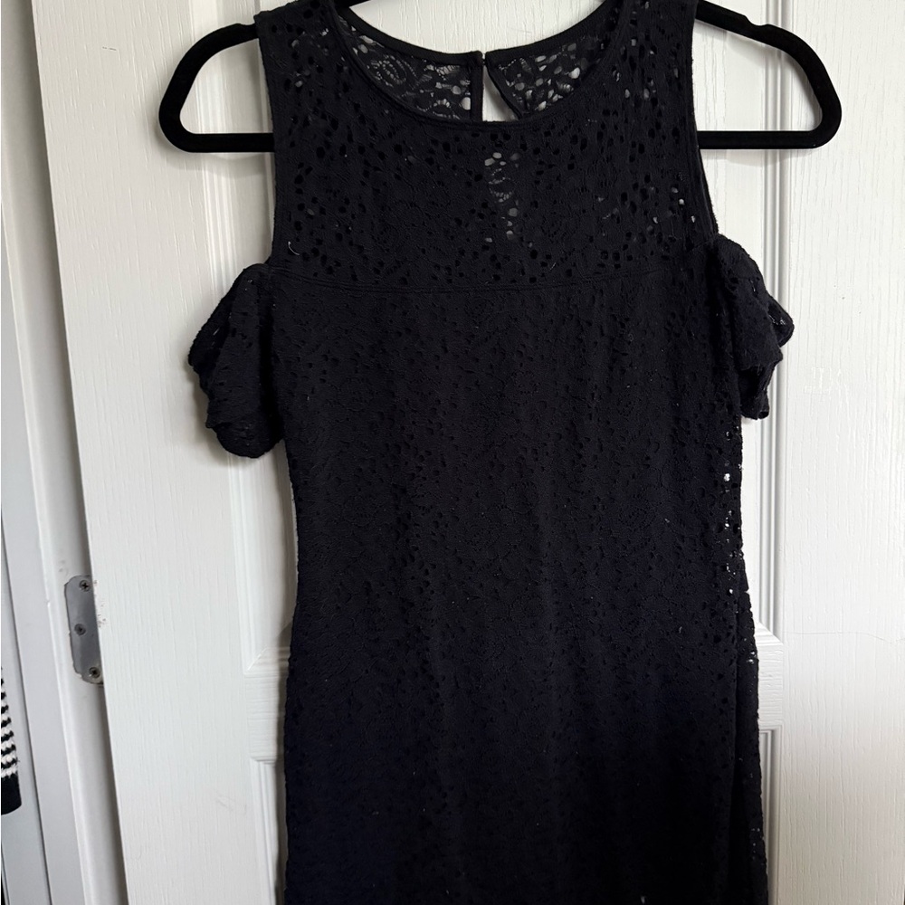 Hollister Black Lace Mini Dress